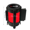 in liner onderdelen cassette 450cm rood