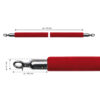 in liner onderdelen model Rope koord 150cm velour rood